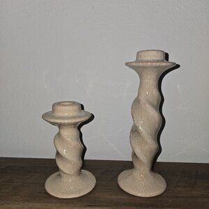 Pottery barn candle holders